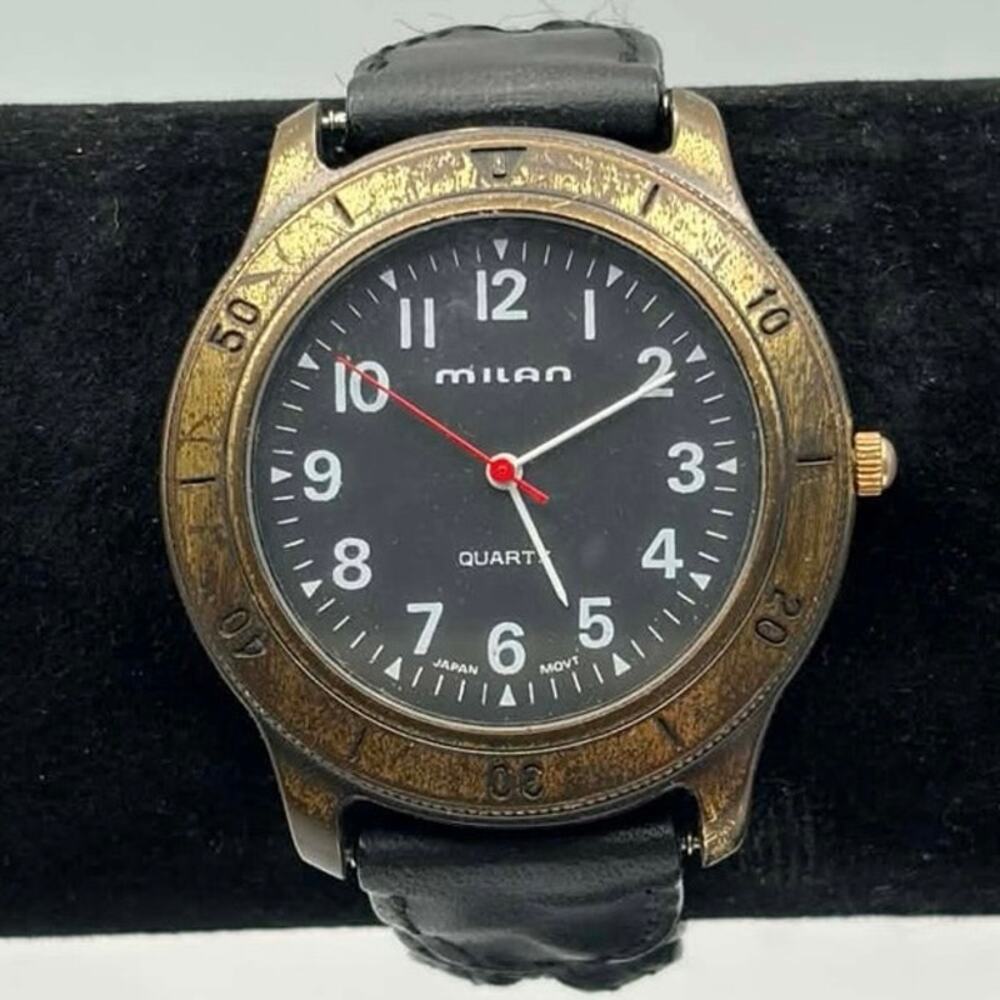 Gold & Black Milan Men’s Watch